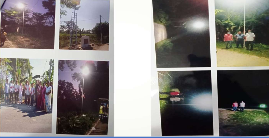 Installation and commissioning of 18 watt LED based Solar Street light